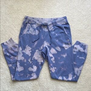 Champion Women’s Purple Tie-Dye/Bleach Sweatpants